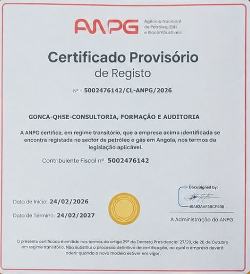 Certificado Provisório de Registo